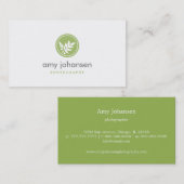 Posh Leaves Visitekaartje (Voorkant / Achterkant)