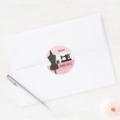 Posh Life Mode Beauty Naaien Stylist Ronde Sticker (Envelop)