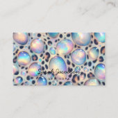 Posh Luxury Opal Iridescent Style Visitekaartje (Voorkant)