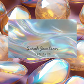 Posh Luxury Opal Iridescent Style Visitekaartje