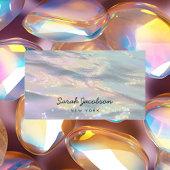 Posh Luxury Opal Iridescent Style Visitekaartje
