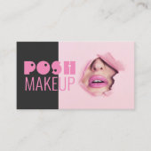 Posh make up Black/Roze Visitekaartje (Voorkant)