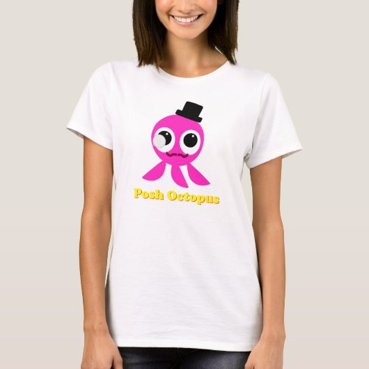 Posh Octopus Girls T-Shirt (Voorkant)