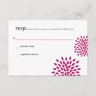 Posh Petals   levendig   RSVP Kaartje
