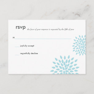 Posh Petals   schemering   RSVP Kaartje