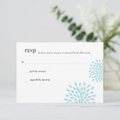 Posh Petals | schemering | RSVP Kaartje (Staand voorkant)