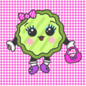 Posh Pickle | opgeblazen Sticker (Voorkant)