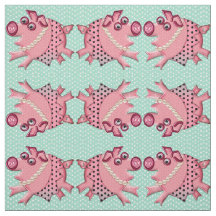 Posh Piggy in Pink op Lucite Green