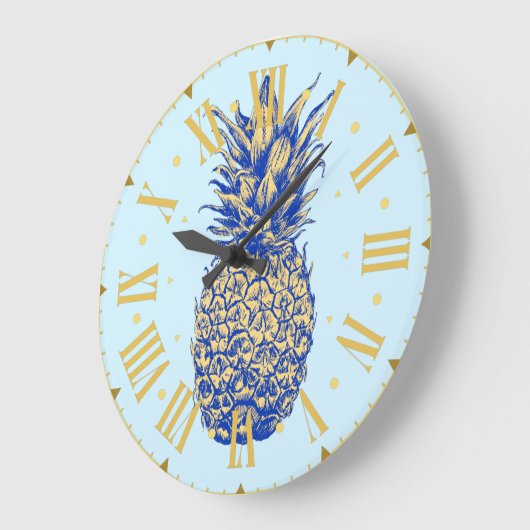 Posh Pineapple - Clock Grote Klok (Hoek)