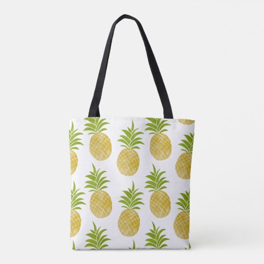Posh Pineapple Monogrammed Tas (Achterkant)