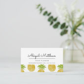 Posh Pineapple Visitekaartje (Staand voorkant)
