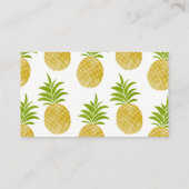 Posh Pineapple Visitekaartje (Achterkant)