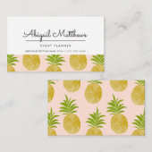 Posh Pineapple Visitekaartje (Voorkant / Achterkant)
