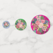 Posh Pink Roses Confetti (Voorkanten)