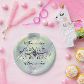 Posh pintuck en diamant papieren bordje (Feest)