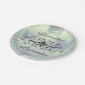 Posh pintuck en diamant papieren bordje (Gekanteld)