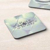 Posh pintuck satijn en diamant onderzetter (Linkerzijde)