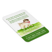 Posh pooch, schattig rondlopen van honden magneet (Rechterzijde)