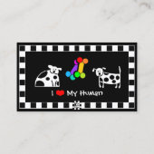 Posh Pooch Visitekaartje (Achterkant)