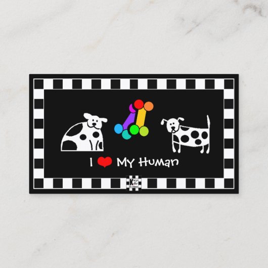 Posh Pooch Visitekaartje (Achterkant)