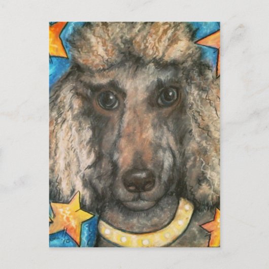 Posh Poodle Briefkaart (Voorkant)