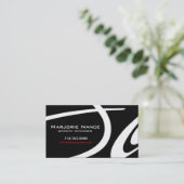 Posh Popp - Website Designer Visitekaartje (Staand voorkant)