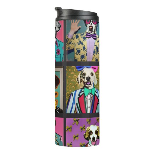 Posh Puppy Thermal Tumbler Thermosbeker (Geroteerd rechts)