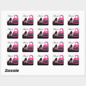 Posh Purse Dank u Vierkante Sticker (Vel)