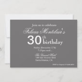 Posh Purse High Heels en Lipstick 30e verjaardag Kaart (Achterkant)