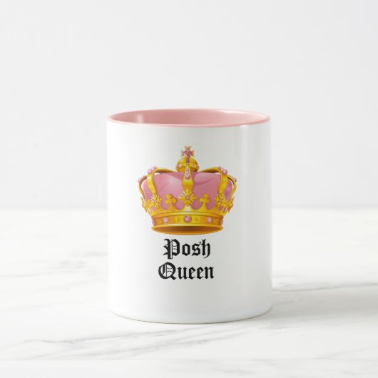Posh Queen Coffee Mok, Poshmark, Posh, Coffee, Mok (Midden)