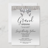 Posh Roos Silver Jewel Bow Grand Opening Kaart (Voorkant)