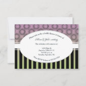 Posh roze en Green Vrijgezellenfeest nodigen uit Kaart (Voorkant)