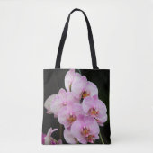 Posh roze orchideeën tote bag (Voorkant)