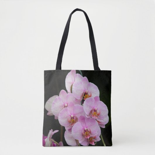 Posh roze orchideeën tote bag (Voorkant)