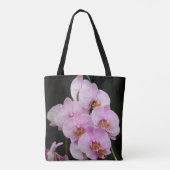 Posh roze orchideeën tote bag (Achterkant)
