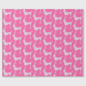 Posh Roze Podle Patroon Cadeaupapier (Vlak)