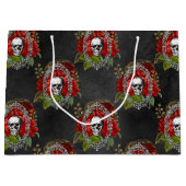 Posh Tree Patroon | Glam Roos Gold Blush Christmas Groot Cadeauzakje (Voorkant)