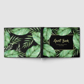 Posh Tropische Vibe Bruiloft Gastenboek (Volledig)