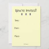 Posh Union Jack Custom Invitation (Verticaal) Kaart (Achterkant)