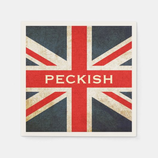 Posh Union Jack Peckish Party Servetten (Voorkant)