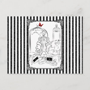 Posh Wardrobe Striped Room Briefkaart