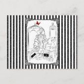 Posh Wardrobe Striped Room Briefkaart (Voorkant)