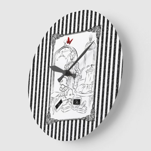 Posh Wardrobe Striped Room Grote Klok (Hoek)