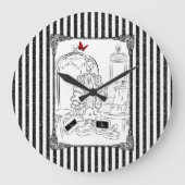 Posh Wardrobe Striped Room Grote Klok (Voorkant)