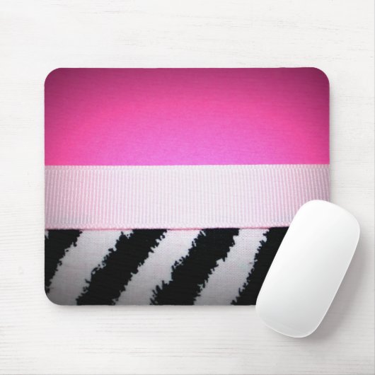 Posh Zebra Mousepad Muismat (Met muis)