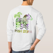 Posh zebra t-shirt (Achterkant)
