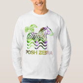 Posh zebra t-shirt (Voorkant)
