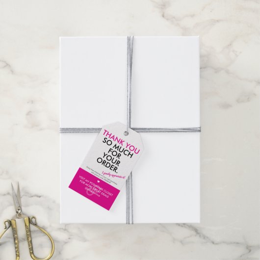 Poshmark Dank je Cadeaulabel (Met Touw)