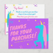 Poshmark Reseller bedankt kaarten! Briefkaart (Voorkant / Achterkant)