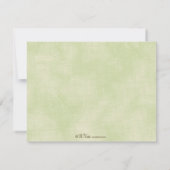 posies Aangepaste notitiekaarten Tangerine Notitiekaartje (Achterkant)